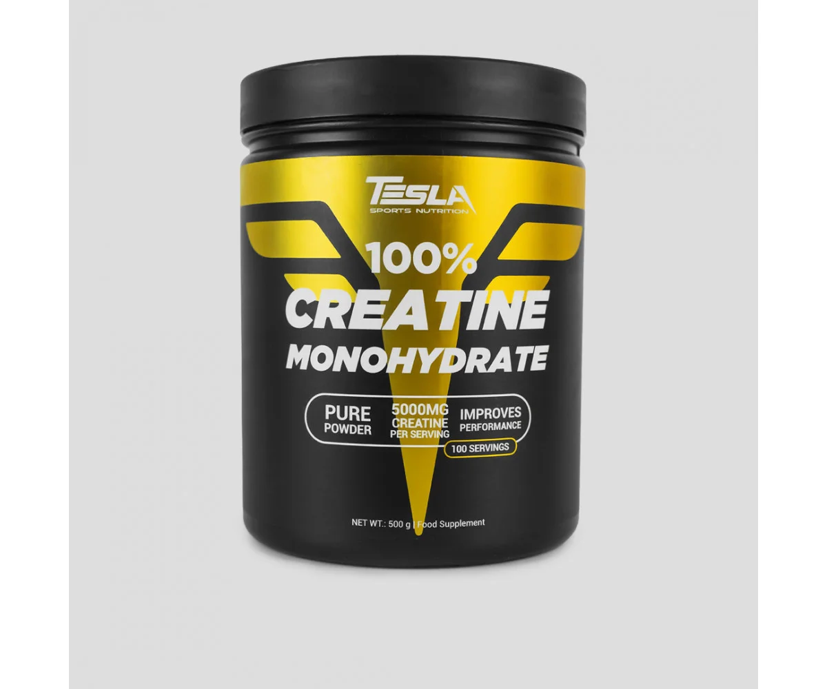 100% Creatine Monohydrate Powder 500gr Tesla Nutrition
