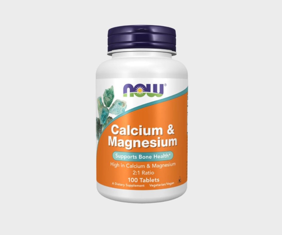 NOW Foods Calcium & Magnesium Tablets – 100 Comprimés