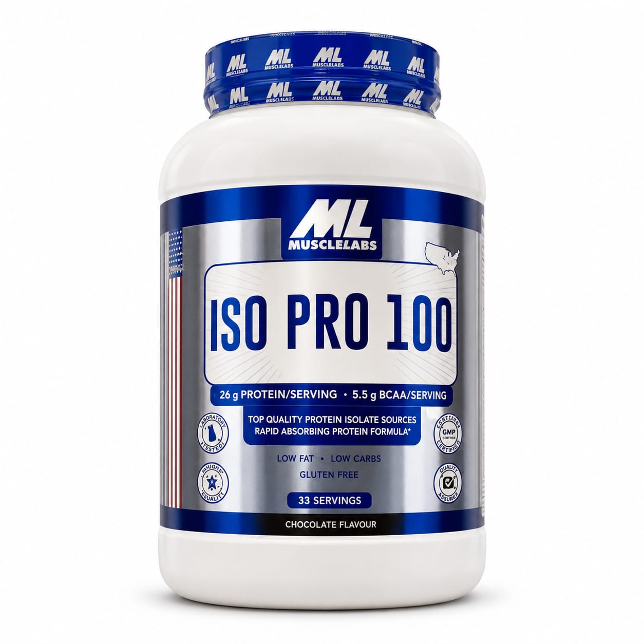 iso pro 100 muscle labs 1000g