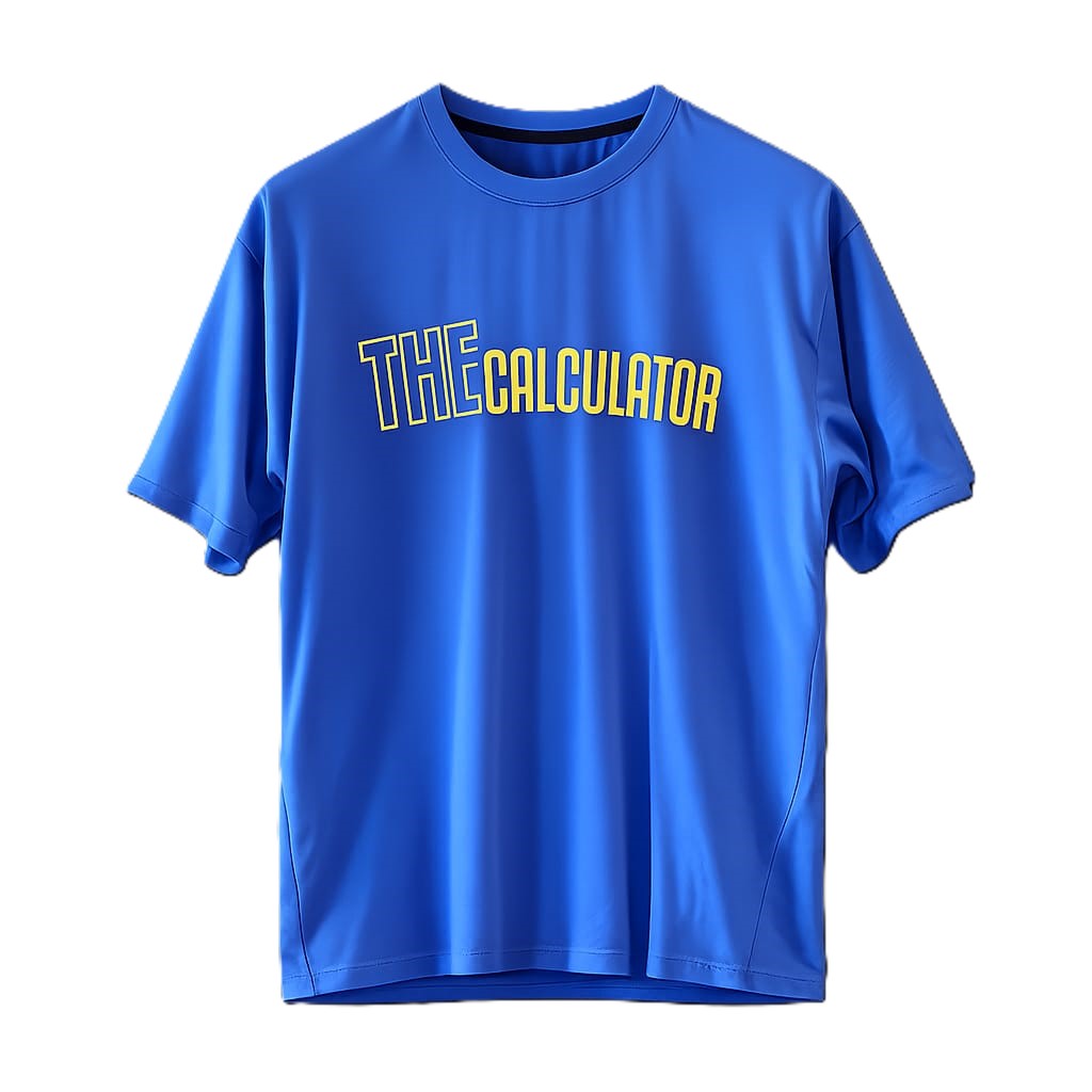 👕 The Calculator T-Shirt – Bleu