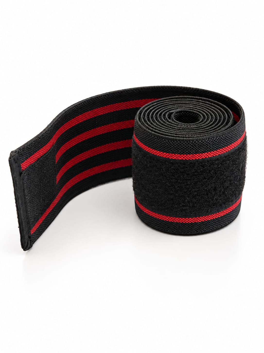 🏋️ Bande de poignet / Wrist Wraps – Noir & Rouge