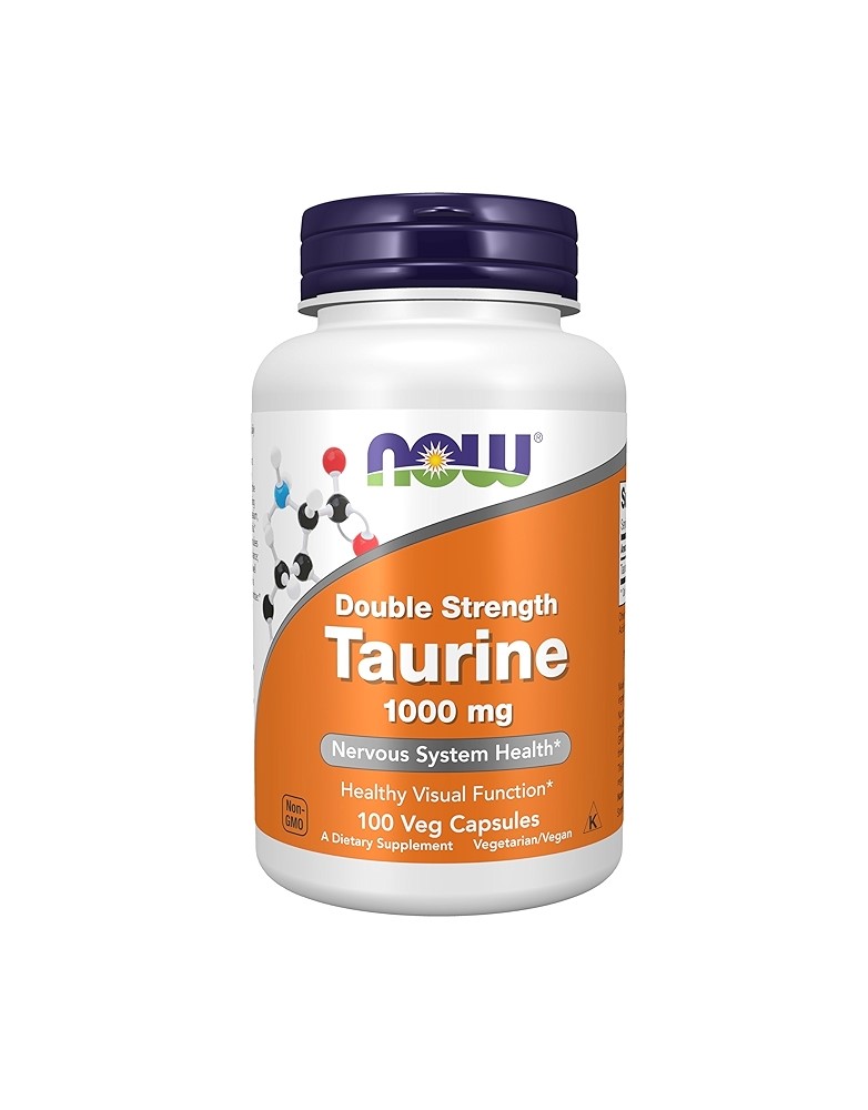 ⚡ NOW Foods – Taurine 1000 mg – 100 Capsules