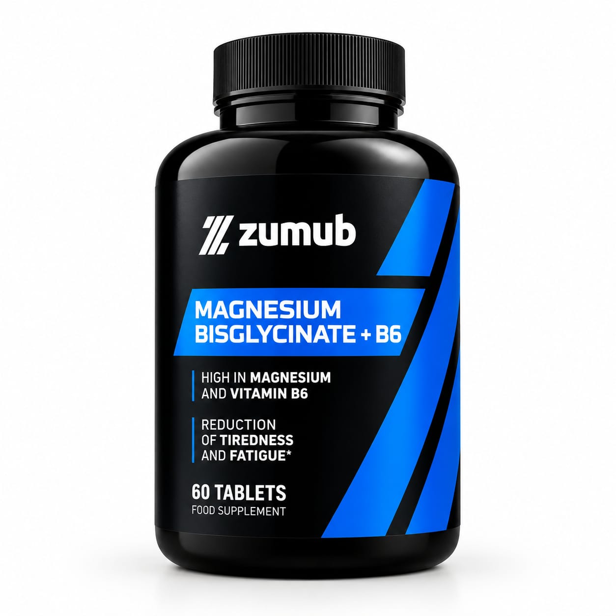  Zumub Magnesium Bisglycinate + B6 – 60 Tablets